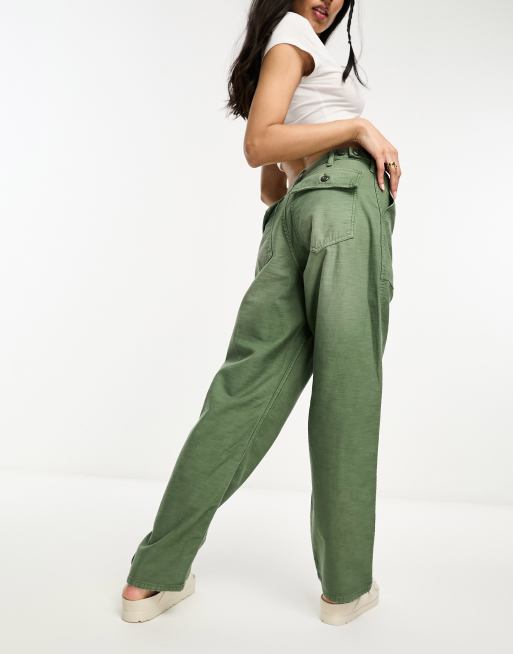 Polo Ralph Lauren - Pantalon style militaire plat sur le devant - Vert olive, 4 de 4