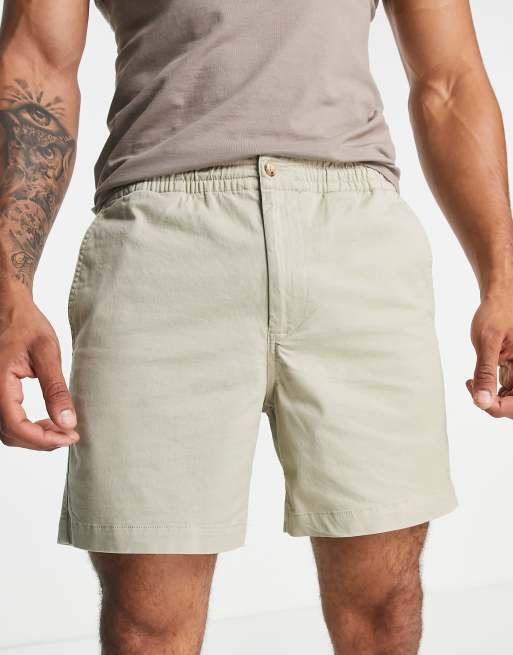 Polo Ralph Lauren - Pantaloncini chino prepster classic fit beige con logo del pony, 2 di 4