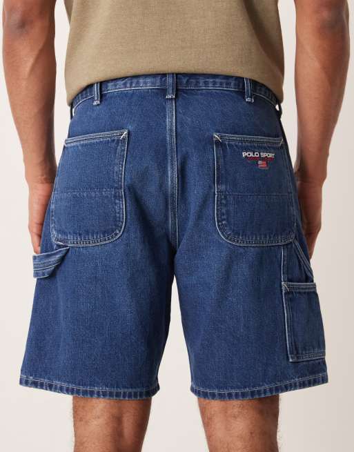 Polo Ralph Lauren - Pantaloncini in denim blu scuro, 5 di 5