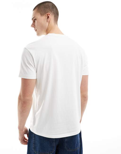 Polo Ralph Lauren paris shield logo print t-shirt in white, 2 of 4