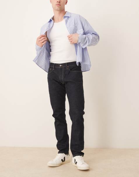 Polo Ralph Lauren Parkside icon logo straight fit jeans in dark rinse