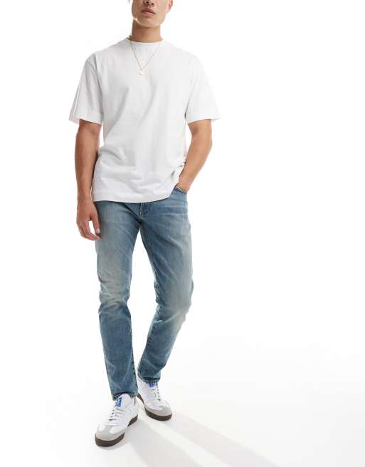 Polo Ralph Lauren - Parkside - Jean droit - Bleu clair délavé