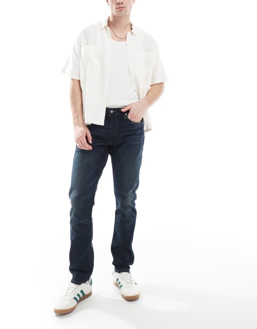 Polo Ralph Lauren - Parkside - Jeans met rechte pasvorm, lage taille en icoonlogo op de achterzak in donkere wassing