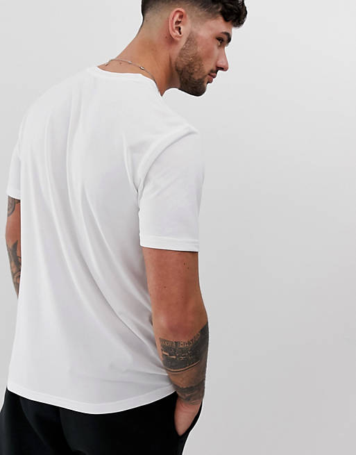 Polo Ralph Lauren performance metallic script logo t-shirt in white