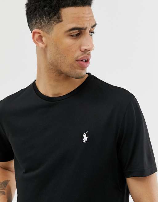 Polo Ralph Lauren central player logo t-shirt in polo black