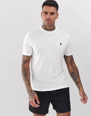 t shirt ralph lauren uomo bianca