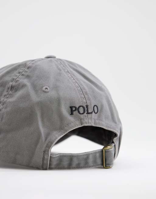 Polo Ralph Lauren - Pet in grijs met ponylogo, 3 van 4