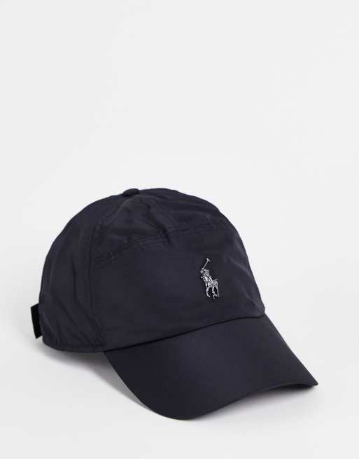 Polo Ralph Lauren Pet in zwart met metalen ponylogo