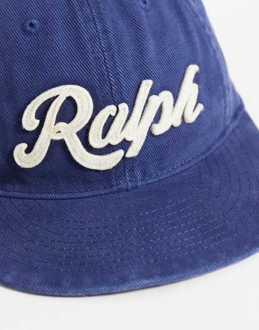 Polo Ralph Lauren pet met groot logo in navy, 2 van 3