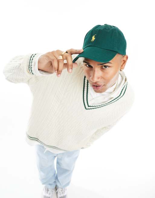 Polo Ralph Lauren - Pet met logo in groen, 4 van 4