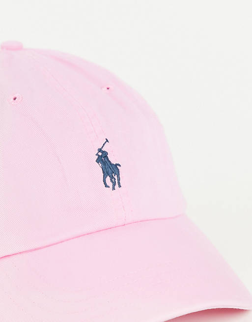 Lotsbestemming Afzonderlijk feedback Polo Ralph Lauren - Pet met ponylogo in roze | ASOS