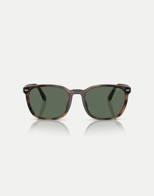 Lunettes De Soleil Robert Marc 677-271M Vert Mat Carré Verres Verts 48-22-140 - Neuf Sans étiquettes