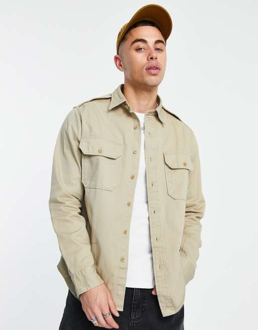 ralph lauren khaki shirt