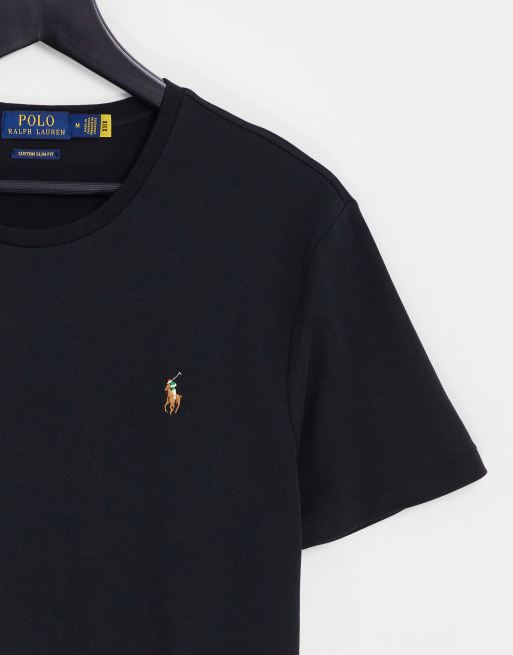 Polo Ralph Lauren Slim-Fit logo-embroidered Pima Cotton Polo Shirt - Men - Black Polo Shirts - XXL