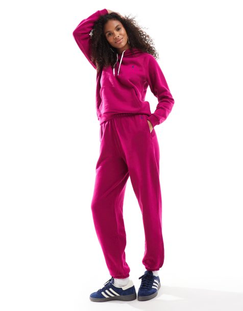 Polo Ralph Lauren - Pink joggingbukser med logo - view 1