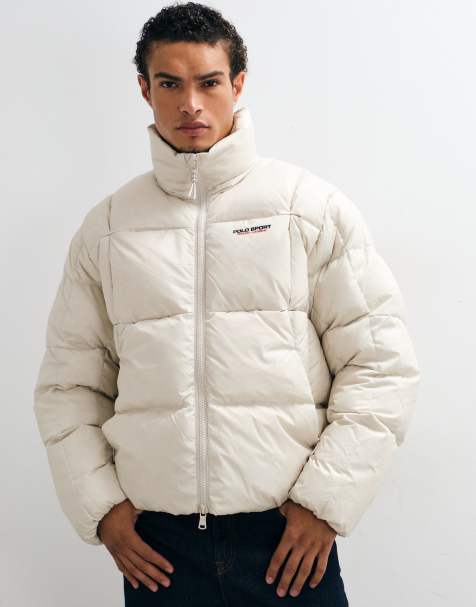 Polo Ralph Lauren piumino sport bianco sporco - view 1
