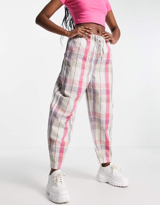 Plaid 2024 jogger pants