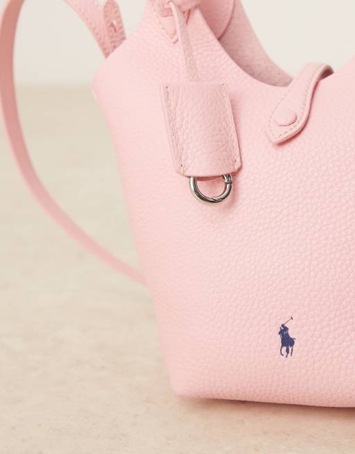 Polo Ralph Lauren Play pebble 100 leather small tote crossbody