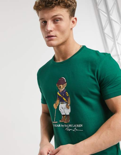 Tee shirt ralph lauren vert hot sale