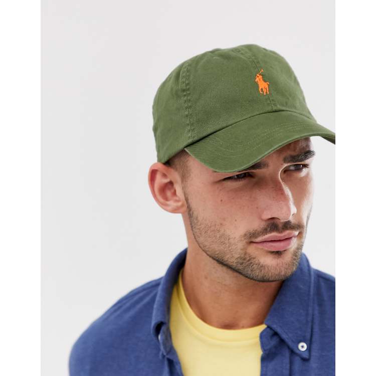 Olive green polo clearance hat