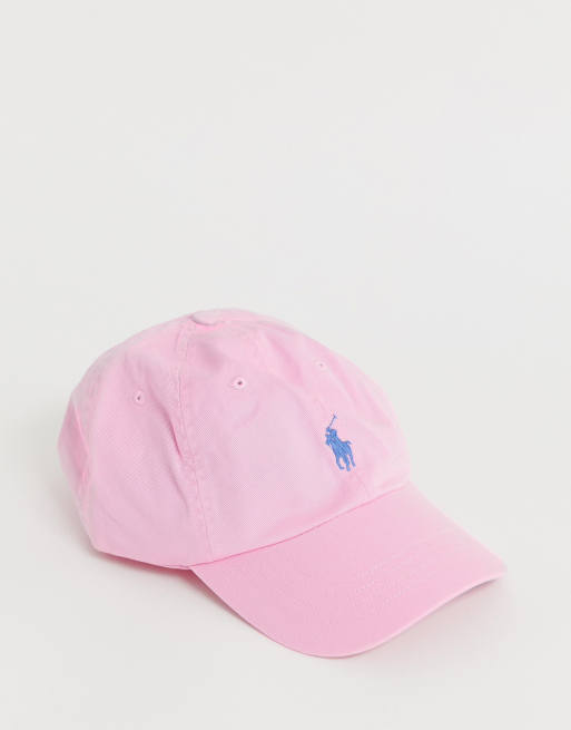 Polo Ralph Lauren player logo baseball cap in pink