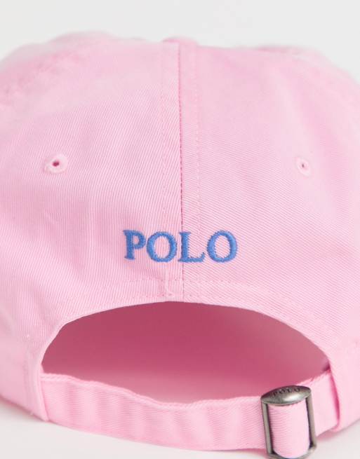 Polo Ralph Lauren player logo baseball cap in pink