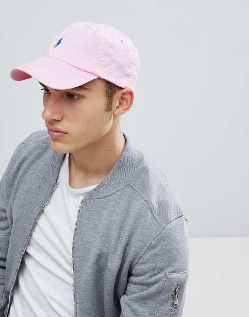 Pink baseball on sale cap mens