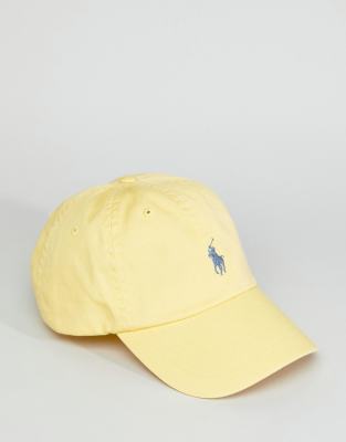 yellow polo cap