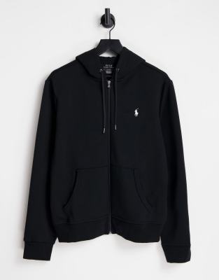 Polo ralph lauren black best sale zip hoodie