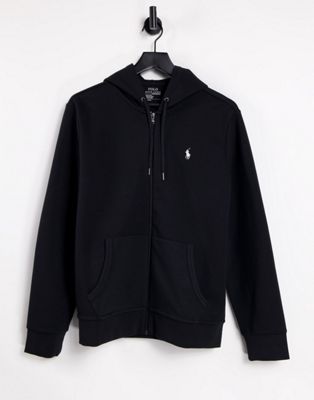 polo black hoodie