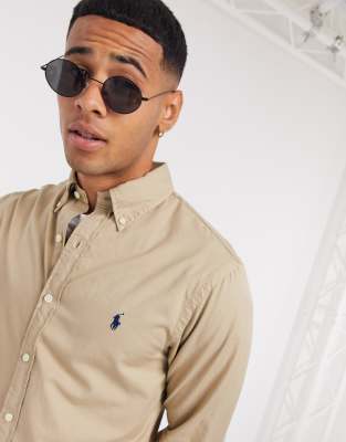 polo shirt and chinos