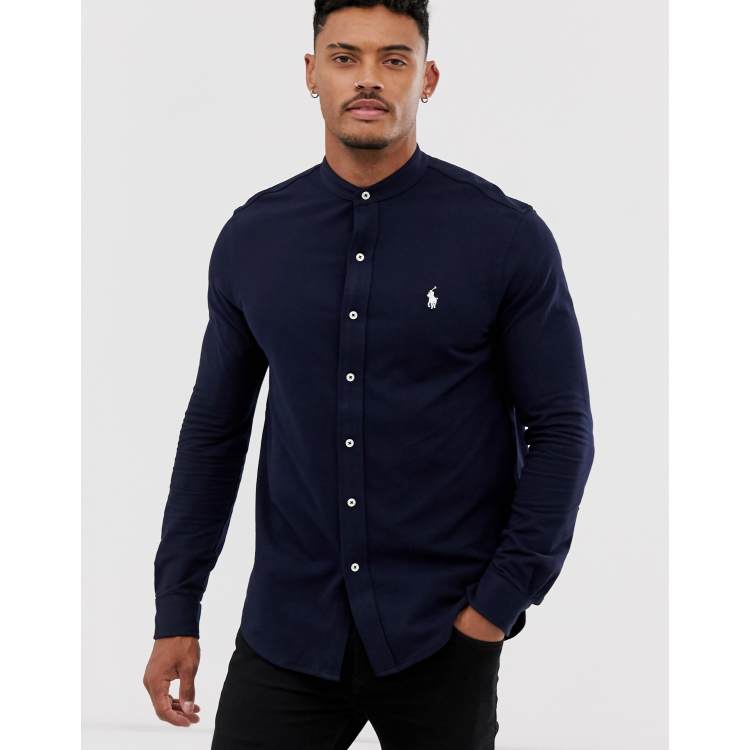 Ralph lauren grandad t 2024 shirt