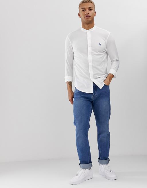 Ralph lauren grandad store collar shirt