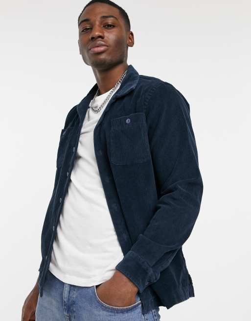 Jacket over outlet polo shirt