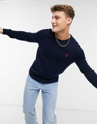 polo ralph lauren heavy knit jumper