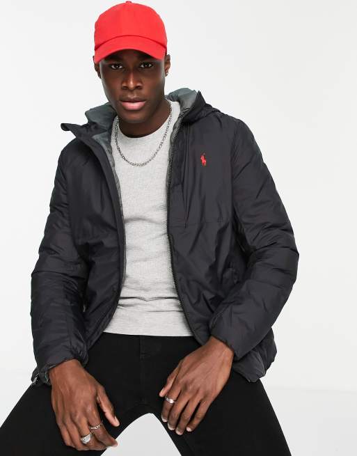 Ralph lauren hot sale black puffer jacket