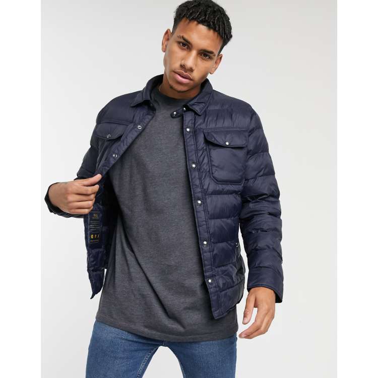 Polo ralph lauren hot sale quilted shirt jacket