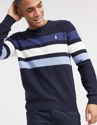 ralph lauren striped jumper