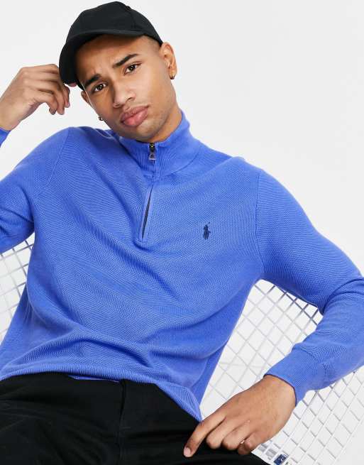 Sweat col zippé ralph lauren new arrivals