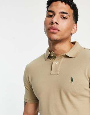 khaki ralph lauren polo