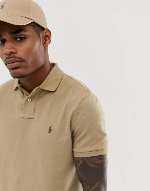 Beige polo clearance