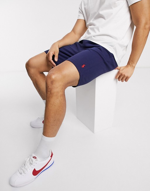Polo Ralph Lauren player logo pique shorts in navy