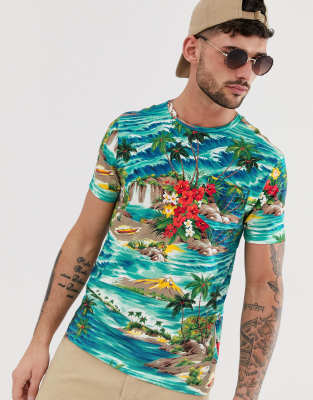 ralph lauren hawaiian t shirt