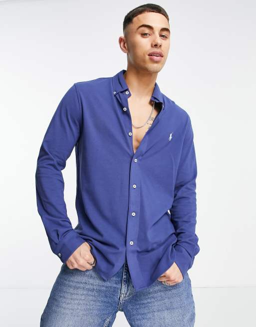 Camisa pique polo ralph lauren new arrivals