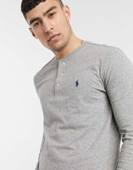 Polo Ralph Lauren Long Sleeve Waffle-Knit Henley Shirt