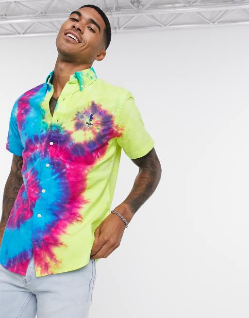 Polo ralph lauren 2025 tie dye button down