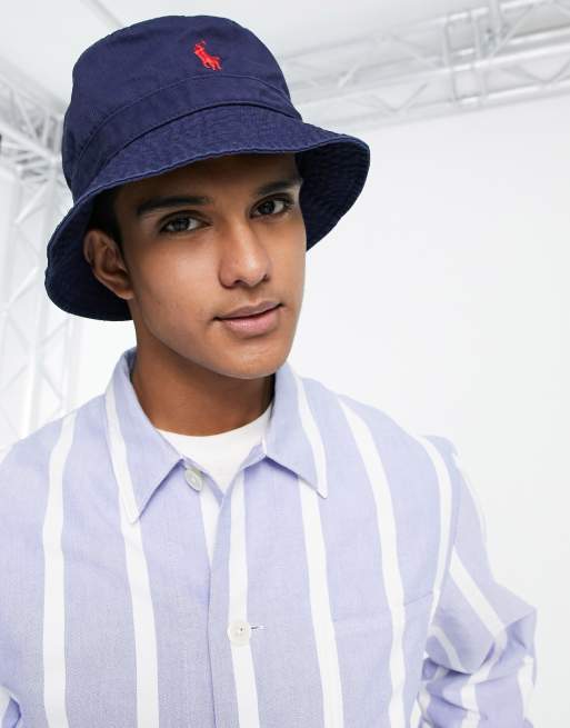 Ralph lauren bucket store hat navy