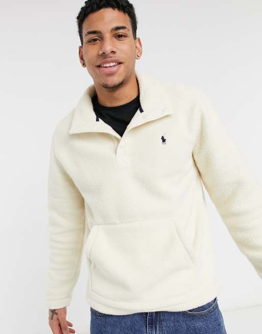 Polo ralph lauren vintage fleece sweat top