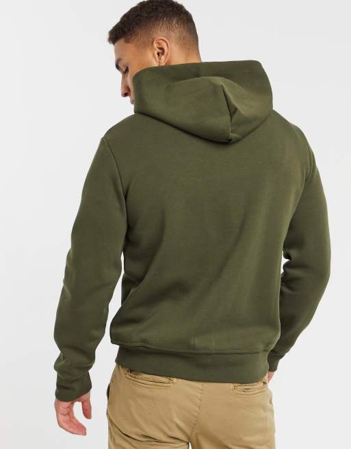 Army green shop zip up jacket