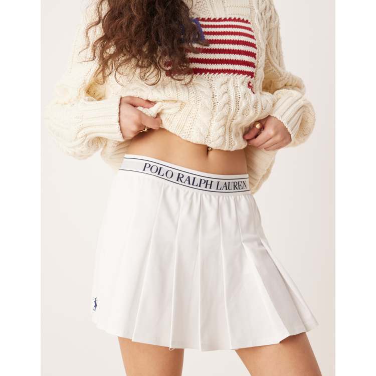 スカート POLO RALPH LAUREN Women Skirts 211928804001 White The Wimbledon Online Shop ︳ Polo Ralph Lauren Performance